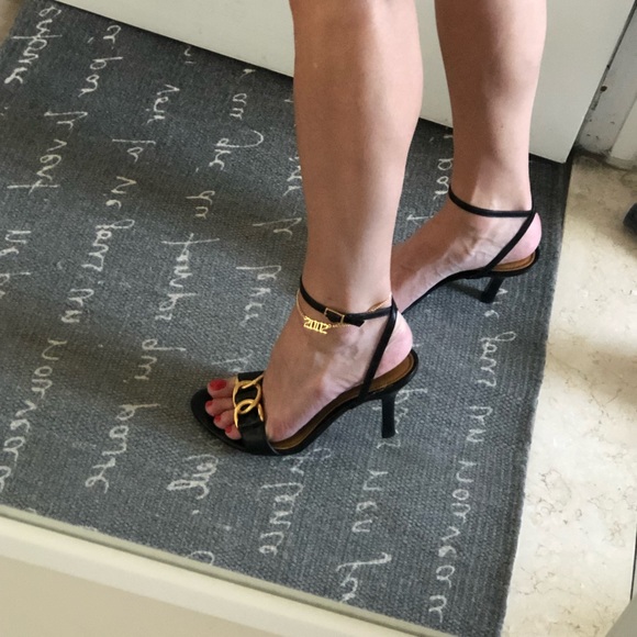 Unisa | Leather gold chain sandals - Picture 7 of 11